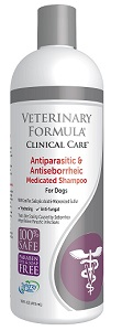 SynergyLabs Veterinary Formula Antiparasitic Medicated Shampoo for Dogs