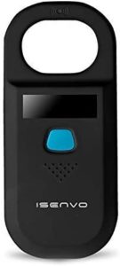 ISENVO 190A Pet Microchip Scanner Rechargeable RFID EMID Micro Chip Reader Scanner